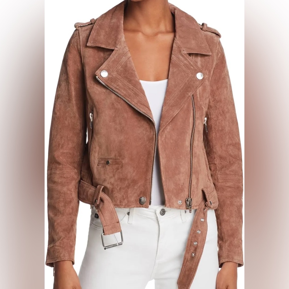 Blank NYC Suede Moto Jacket